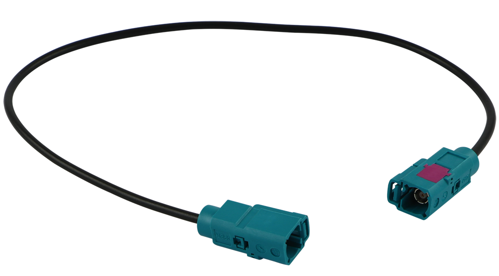 Kabel Verlängerung Vecys Fakra Z Kabel Fakra Z Stecker Auf Dual Fakra Z Buchse Splitter Koaxialkabel 12in/30cm Fakra Z Splitter Koaxialkabel RG174 V-Typ Für Auto Stereo GPS Navigation Haifisch Antenne Auto