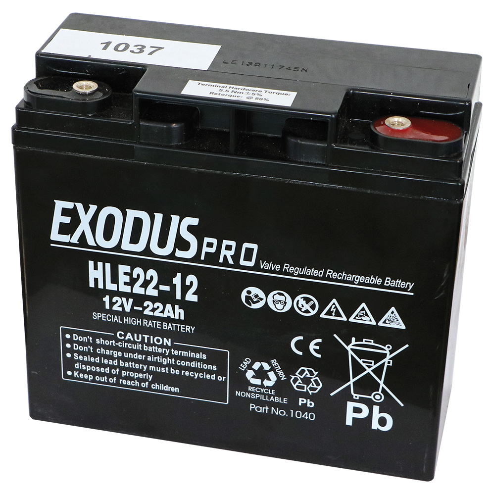 Batterie 12V, 2500A 22Ah pour Booster LEProf – Hoelzle