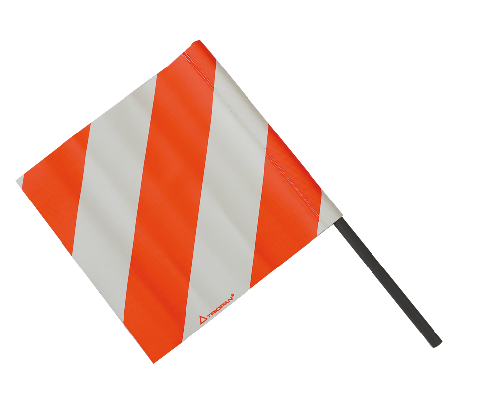 5 Rote Warnfahnen 30x30 Cm – Auffällig, Wasserfest & Praktisch Für Transporte