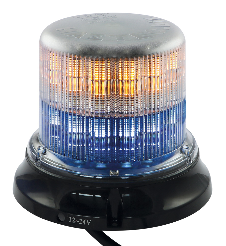 LED-Blitzleuchte, gelb/blau, 12/24 V – Hoelzle