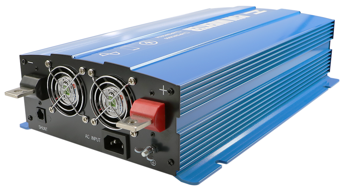 PMSUN 1000 W Netzgekoppelter Wechselrichter Mit Leistungsbegrenzer – LCD, DC26–45 V, AC 230 V Sinus, Für 24/36 V Solar & 24 V Batterie – Inkl. Begrenzer