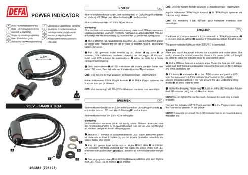 DEFA - LED-Anzeige-Kit für 230 VAC – Hoelzle