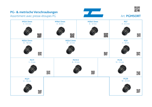 Presse-étoupe Noir PG13.5 - Passe-câble Pour Diamètre 6 à 12 Mm - Idéal électricité