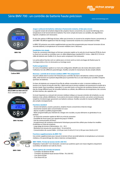 Controleur de batterie BMV700