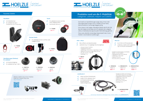 Parkdose / Steckerhalter für Typ 2 Ladekabel – Hoelzle