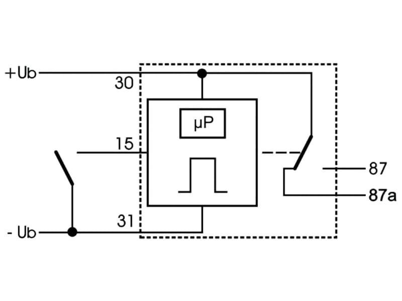 Mini-relais inverseur 12V 40/15A – Hoelzle