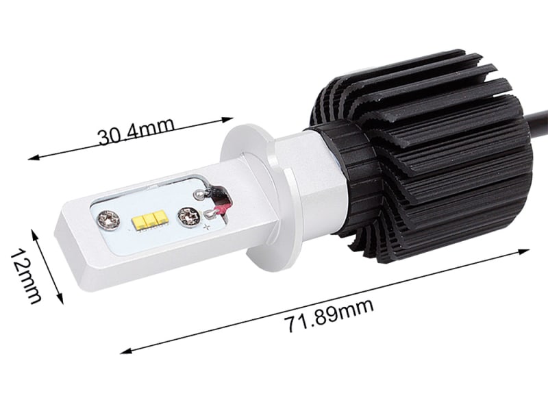 TUINCYN H3 LED Headlight Bulbs 55W 6500K Cool White - 12,000LM Super