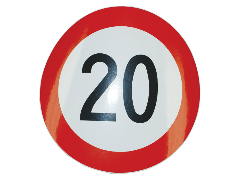 Geschwindigkeits-Begrenzungs-Schild 20 km/h – Hoelzle