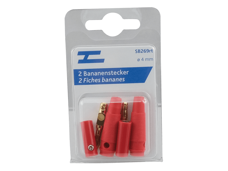 Snowchecking Bananenstecker Set - 6 Stück Mit Krokodilklemmen Für Elektro-Tests