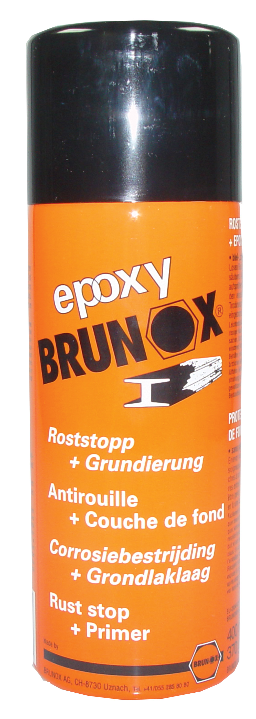 Brunox Epoxy 6X 400ml Spray + 1L Rostumwandler Rostschutz Grundierer  Schweizer