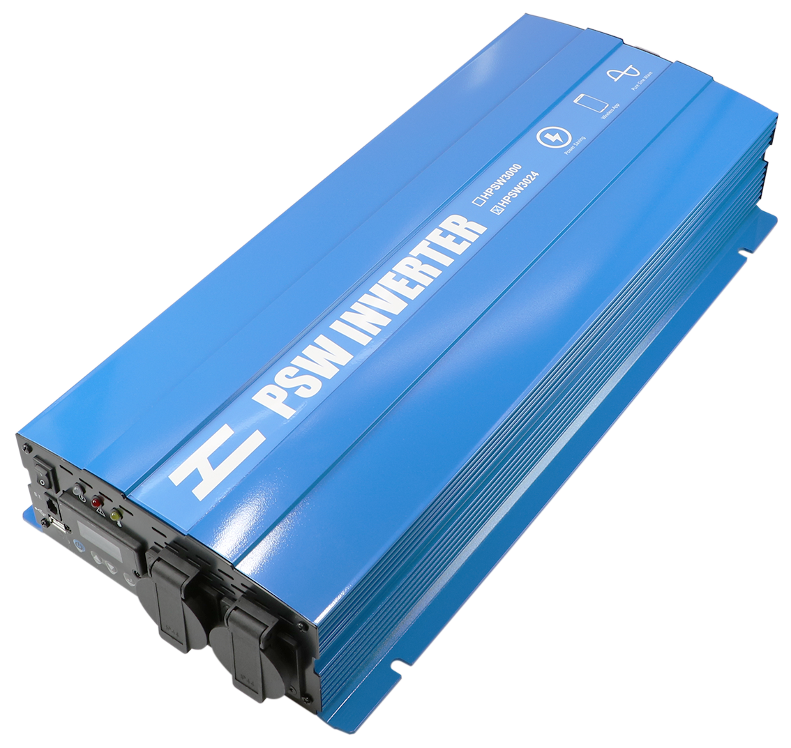 Sinus-Wechselrichter mit LCD Display 24 -> 230 V 3000 W – Hoelzle