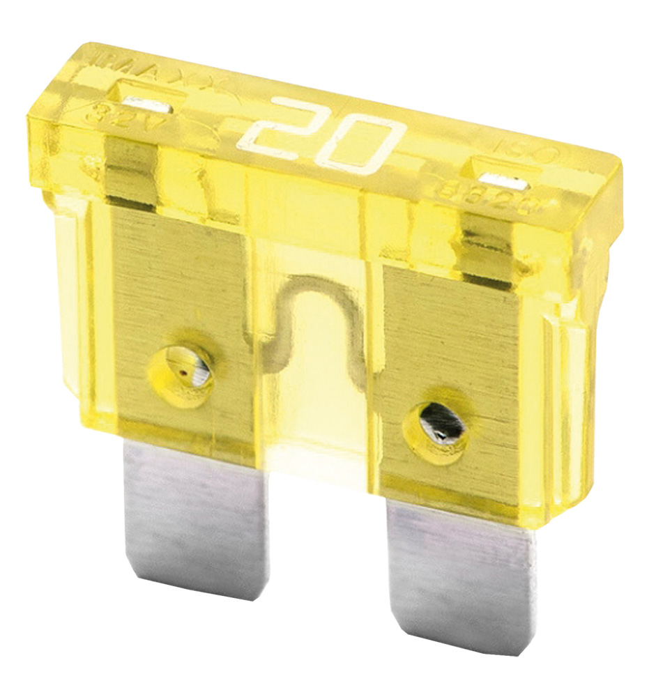 Kfz Sicherung 20A Ampere Maxi gelb Flachstecksicherung