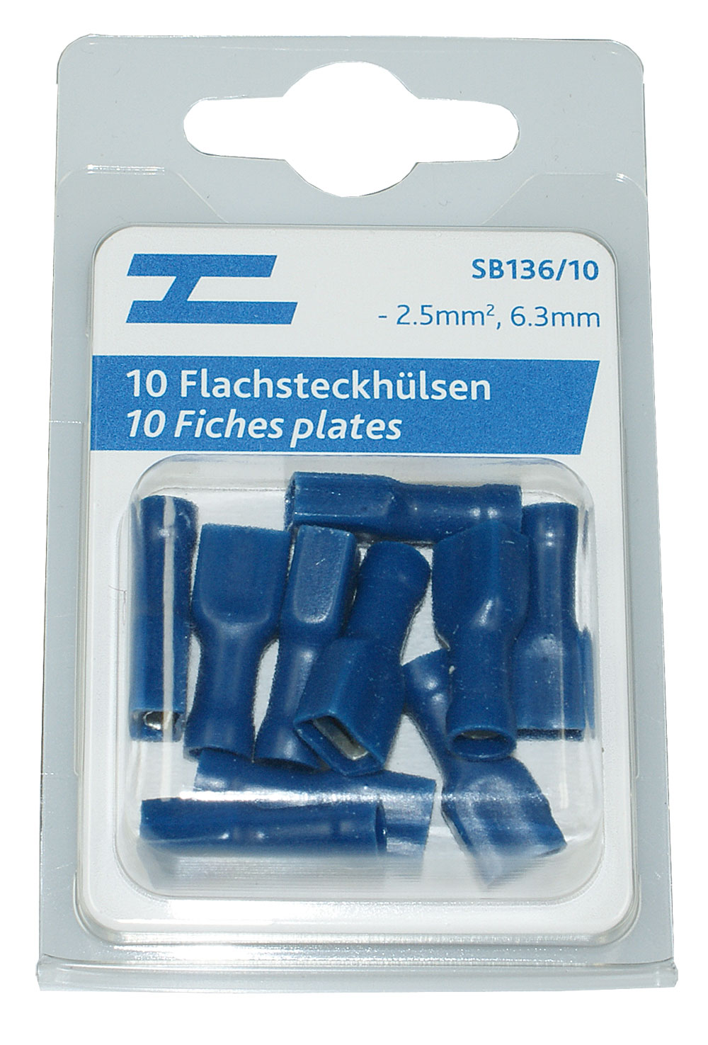 100 Pezzi Capicorda A Forchetta Isolati 6,3mm Rosso E Blu - Crimpanschlüsse