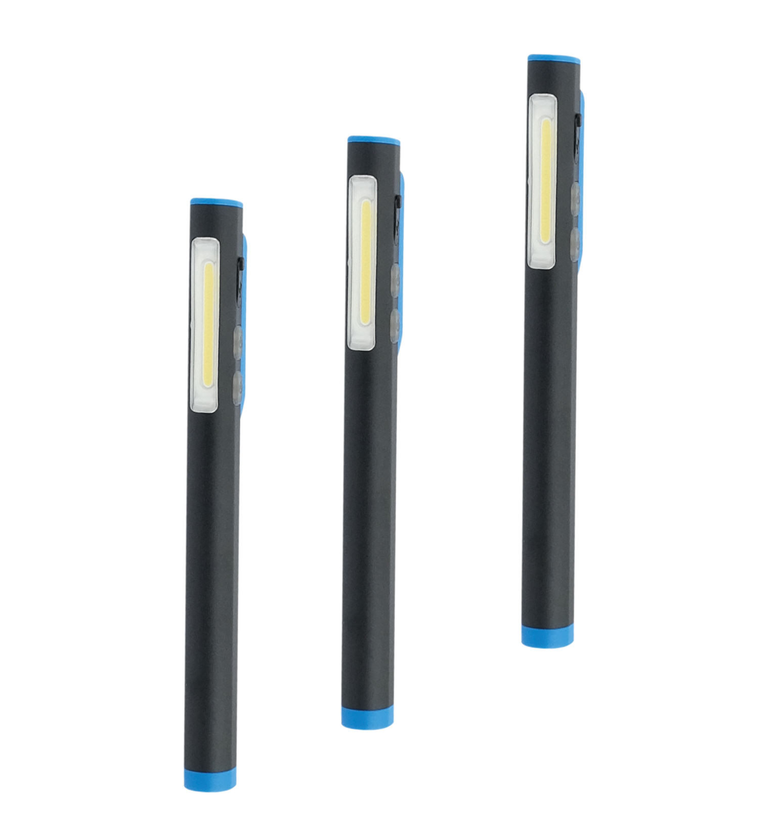 3er-Set LED Penlight im eleganten Alu-Gehäuse – Hoelzle