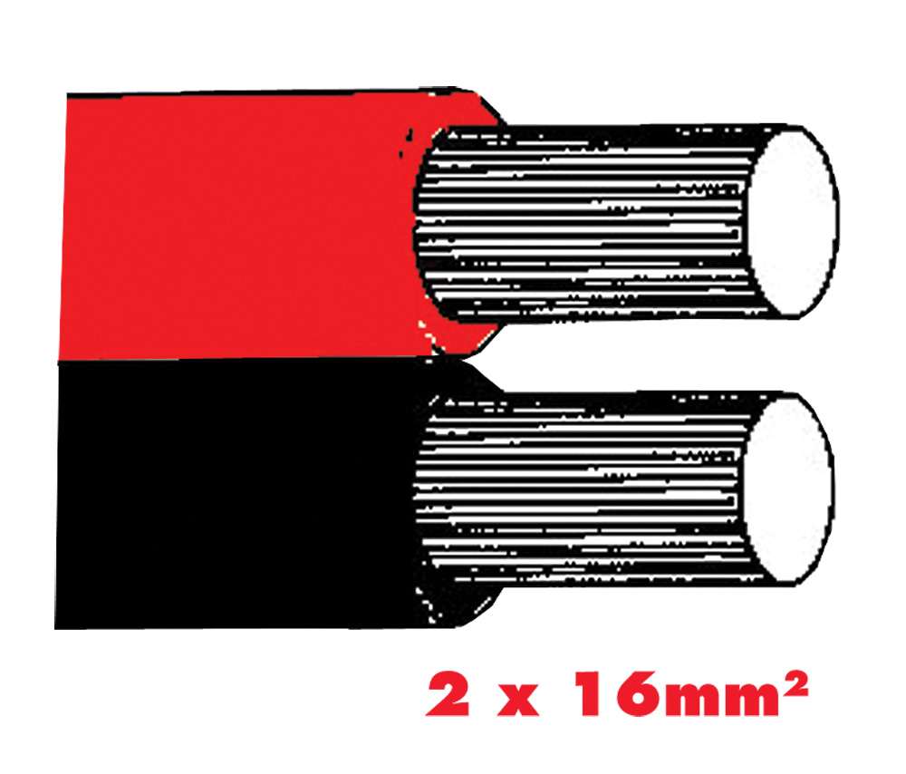 Twinflex 2x16mm2 Batteriekabel rot/sz – Hoelzle