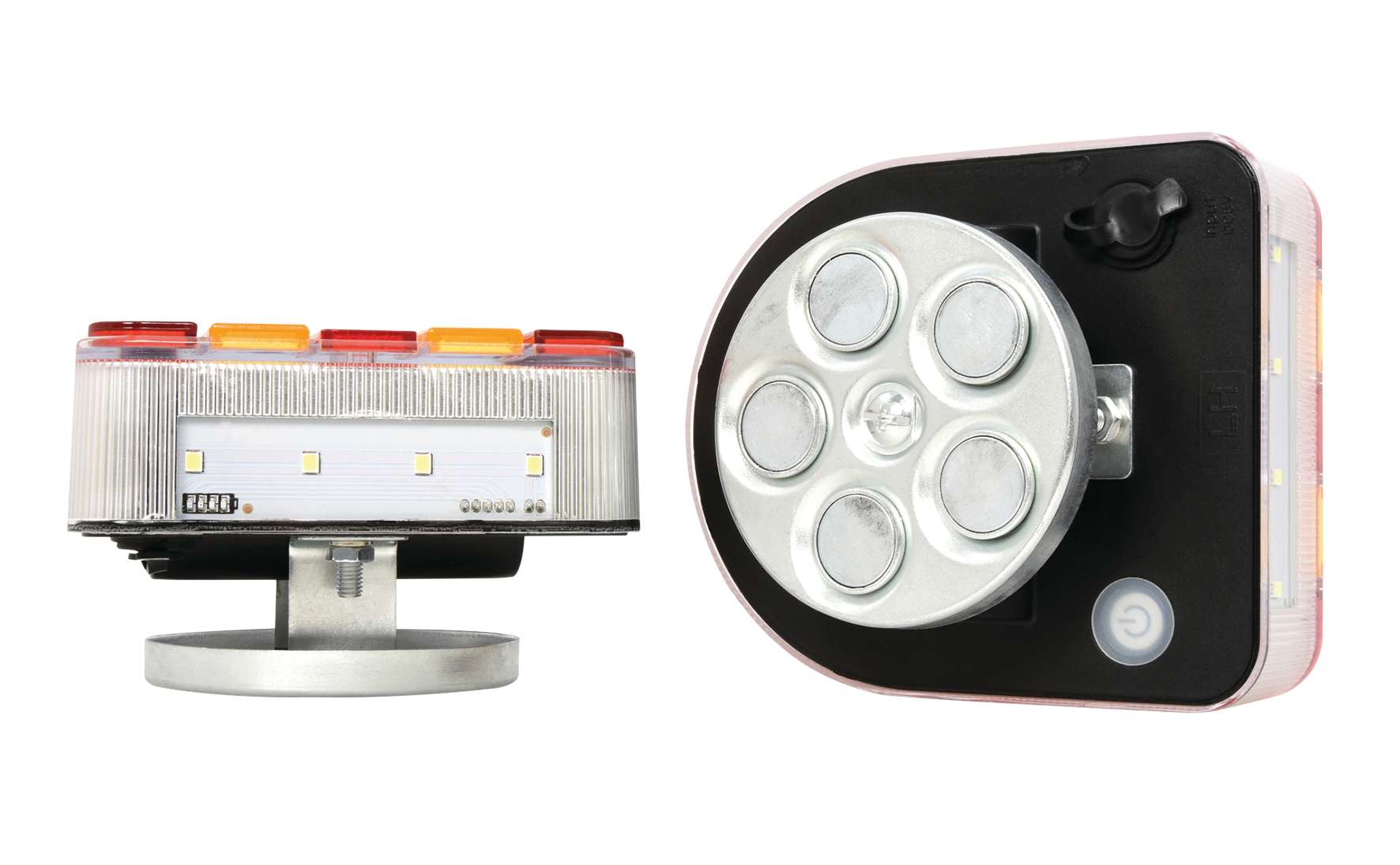 Kabellose Rückleuchten, Wireless LED Schlussleuchten Set magnetisch, mit  7-pol Adapter 