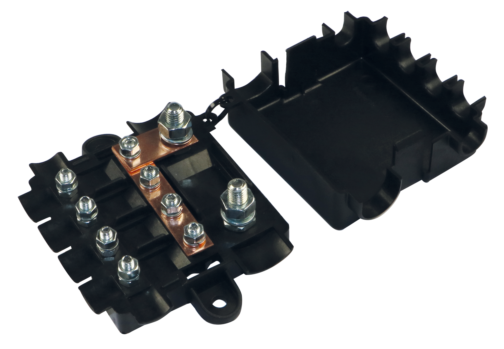 Sicherungsdose 4x Midi Plus 1x Mega Hoelzle