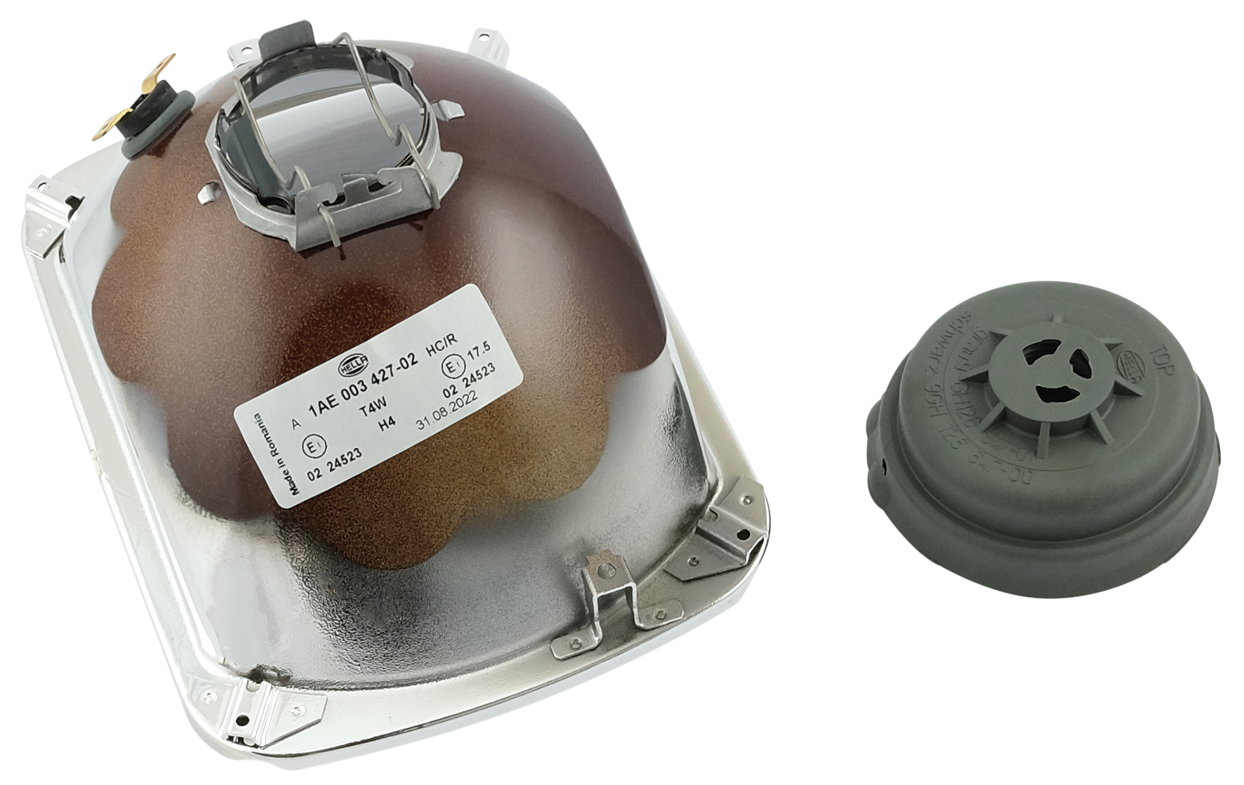 BLOC OPTIQUE PHARE ANTIBROUILLARD HELLA JAUNE 1N4112956-00 / DIAM