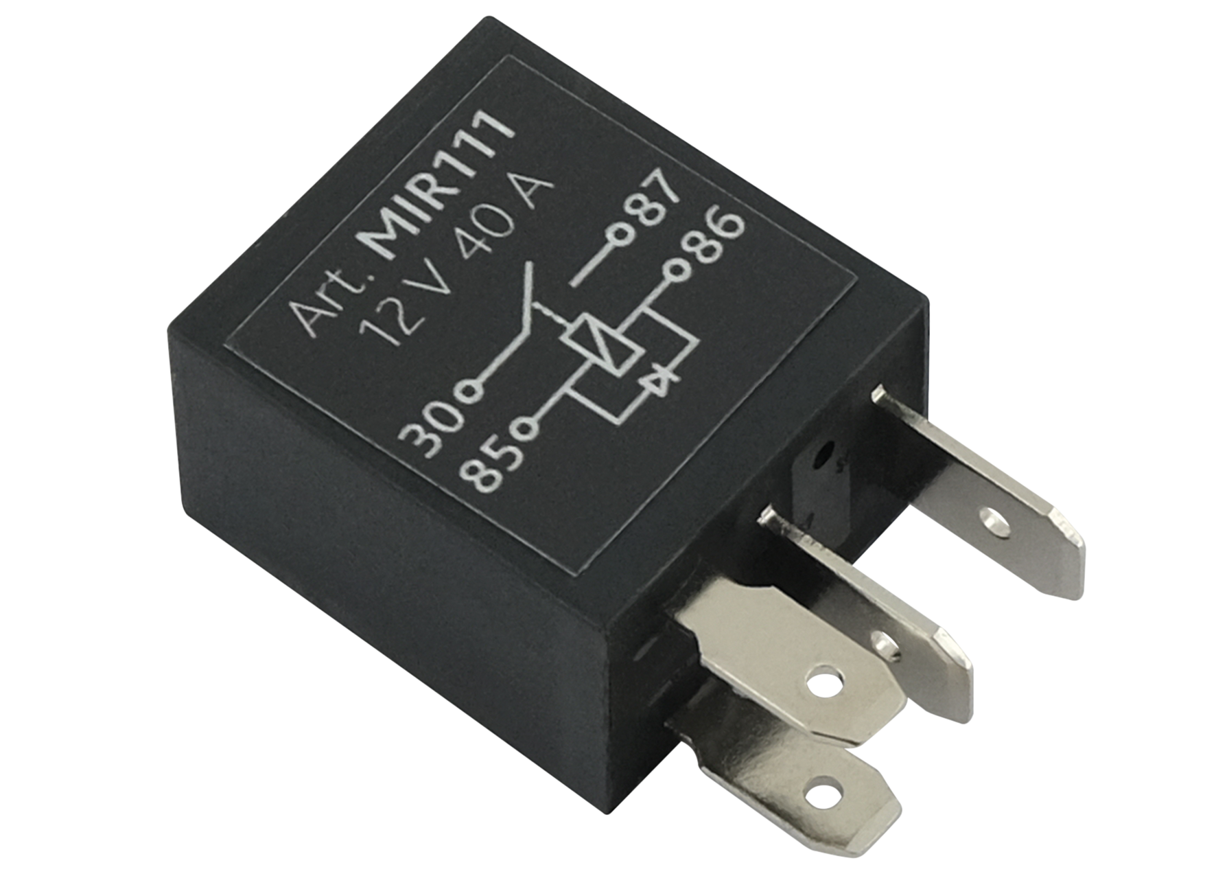 Micro-Relais 12 V 40 A, mit Diode – Hoelzle
