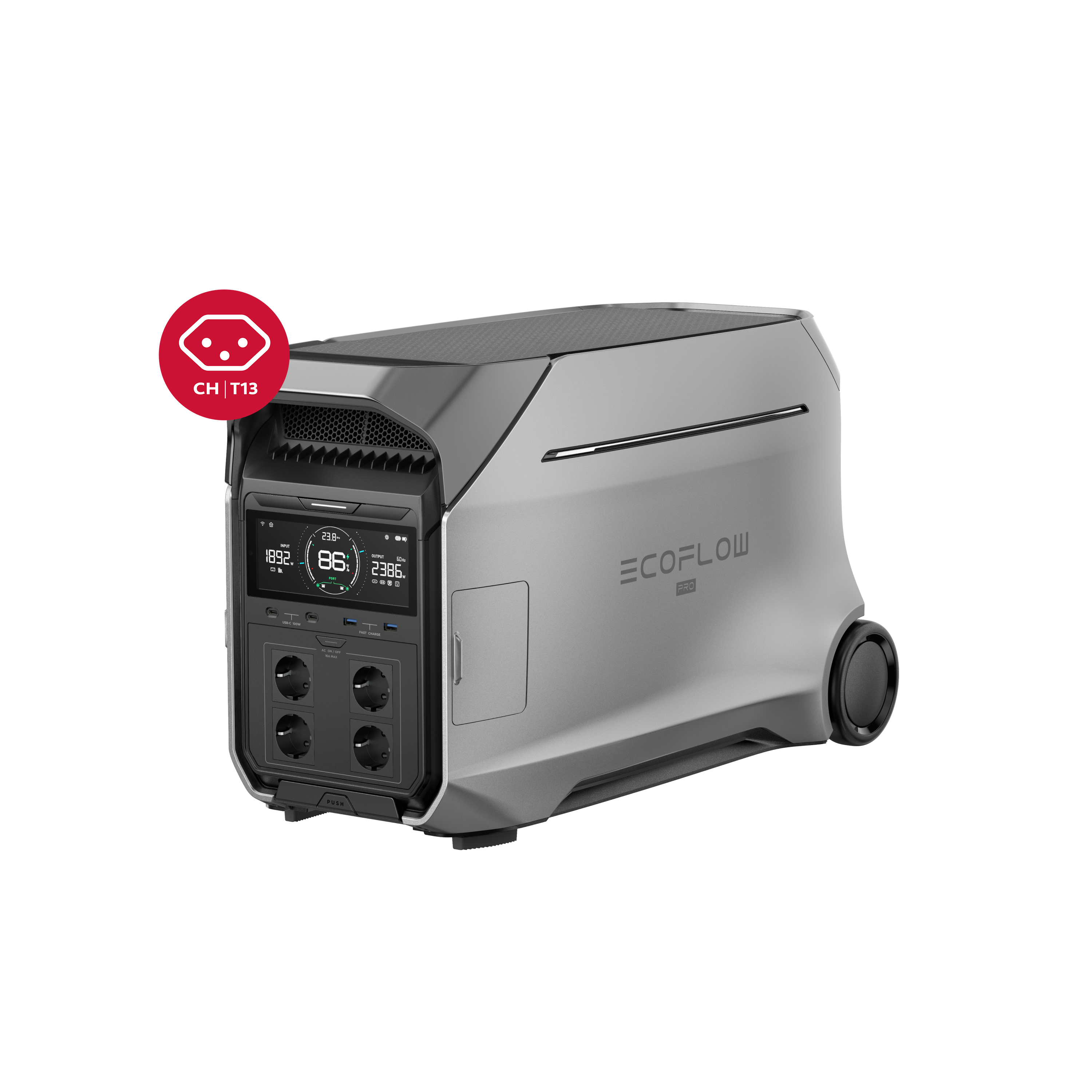 Station d'énergie EcoFlow Delta PRO 4'096 Wh – Hoelzle